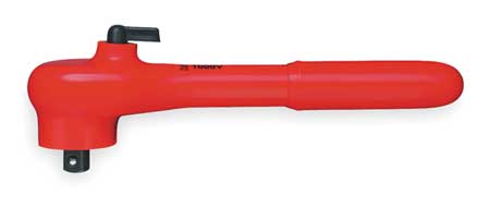 KNIPEX Insulated Ratchet, 1/2 in Dr, 10-1/2 in. L 98 41
