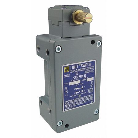 TELEMECANIQUE SENSORS Limit Switch, NC-NO; Form Z, 10A @ 600V AC 9007CR53A2