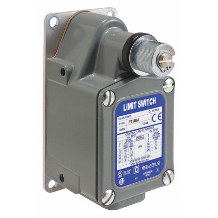 TELEMECANIQUE SENSORS Foundry Duty Limit Switch, No Lever, Rotary, SPDT, 20A @ 600V AC 9007FTUB1