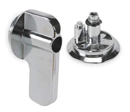 Asi Global Partitions ADA Concealed Latch Knobs for Steel Partition, 1-1/2" x 4-1/4" x 1-1/2" 40-8513370