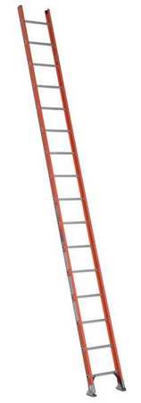 Werner Straight Ladder, Fiberglass, 300 lb Load Capacity D6216-1