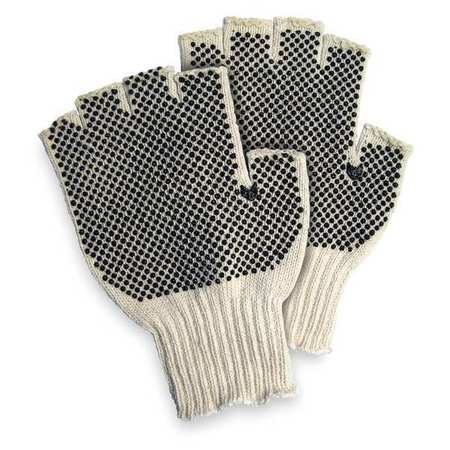 CONDOR Knit Glove, Poly/Cotton, L, PR 2ELK5