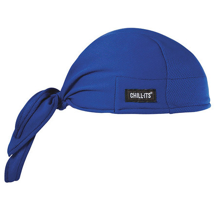 CHILL-ITS BY ERGODYNE Cooling Hat, Blue, Universal 6615