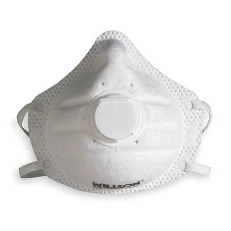 Honeywell North N95 Disposable Respirator w/ Valve, Universal, White, PK10 14110445