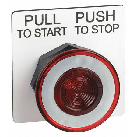 SCHNEIDER ELECTRIC Push Button operator, 30 mm, Red 9001SKR9R
