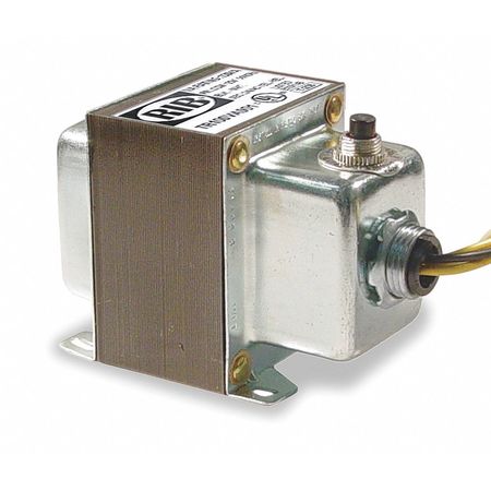 FUNCTIONAL DEVICES-RIB Class 2 Transformer, 100 VA, Not Rated, Not Rated, 24V AC, 120V AC TR100VA001