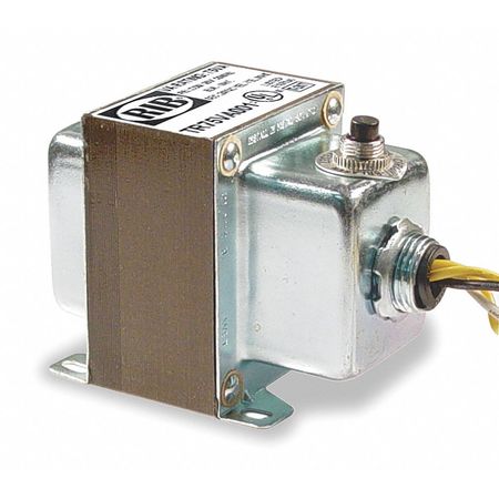 FUNCTIONAL DEVICES-RIB Class 2 Transformer, 75 VA, Not Rated, Not Rated, 24V AC, 120V AC TR75VA001