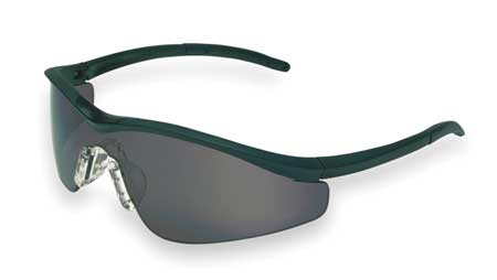 MCR Safety ST112 Scratch-Resistant Safety Glasses, Universal, Black Frame,  Gray Lens - Premier Safety