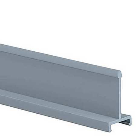 PANDUIT Divider Wall, 4 In H, Solid, Gray, 6ft. L D4H6