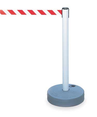 Tensabarrier Barrier Post with Belt, 7-1/2 ft. L 885-32-STD-NO-D3X-C