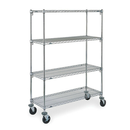 METRO Adjustable Shelf Wire Cart, 24 In. W CART 5A