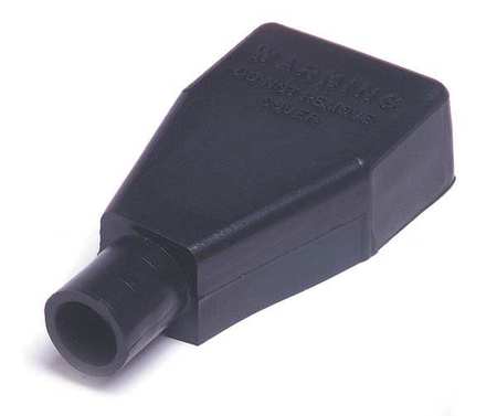 QUICKCABLE Terminal Protector, Plug-In, PVC, Black, PK5 5723-360-005B