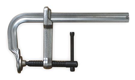 WESTWARD 10 in Bar Clamp, Steel Handle and 4 3/4 in Throat Depth 2FGN8