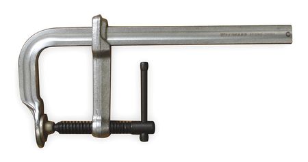 WESTWARD 12 in Bar Clamp, Steel Handle and 4 3/4 in Throat Depth 2FGN9