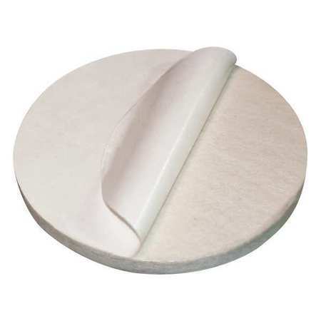 ZORO SELECT Felt Disc, F1 Grade, 3/8 In Thick, 8 In Dia 2FHF4