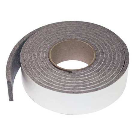 Zoro Select Felt, F3, 1/8 In Thick, 1/2 x 120 In 2FJD8
