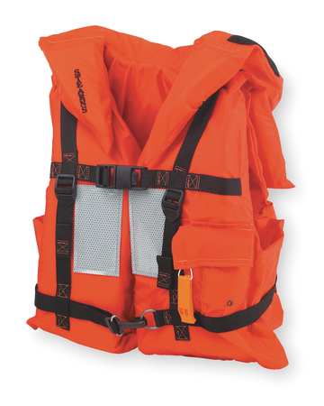 Stearns Flotation Vest, Orange, Nylon, Universal 2000004522