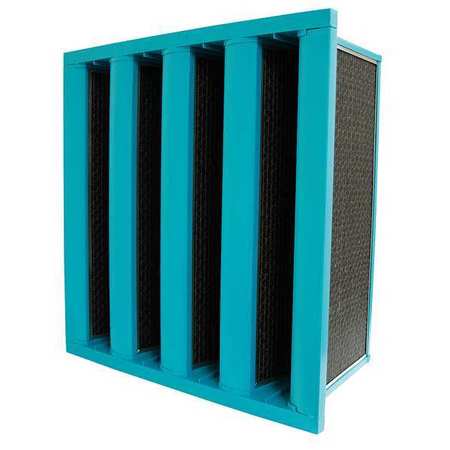 AIR HANDLER Activated Carbon Air Filter, 24x12x12" 2GGY7