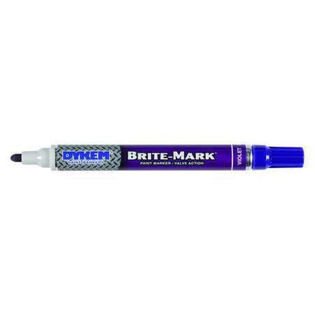 Dykem Paint Marker, Medium Tip, Violet Color Family, Paint 84019