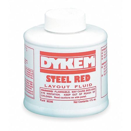 Dykem Layout Fluid, Steel Red(TM), 4 oz 80396