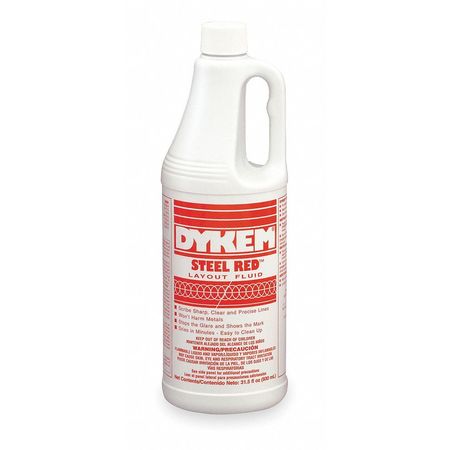 Dykem Layout Fluid, Steel Red(TM), 930 mL 80696