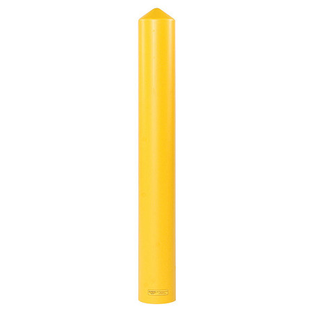 Zoro Select Post Sleeve, 8 In Dia., 57 In H, Yellow 1737