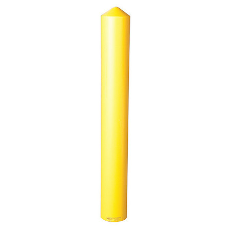 Zoro Select Post Sleeve, 6 In Dia., 56 In H, Yellow 1736