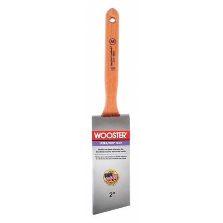 Wooster 2" Angle Sash Paint Brush, Nylon Bristle, Wood Handle 4170-2