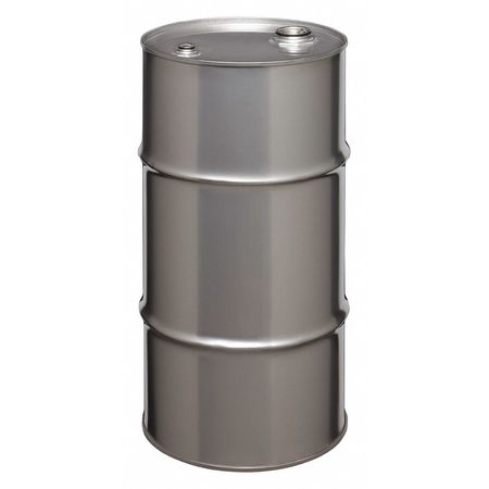 Zoro Select Closed Head Transport Drum, 304 Stainless Steel, 16 gal, Unlined, Silver ST1603