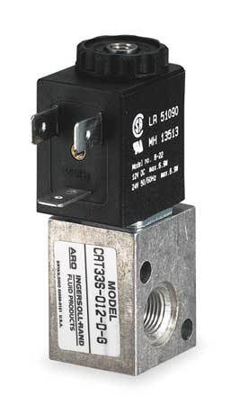 ARO Solenoid Air Control Valve, 1/8 In, 120VAC CAT33S-120-A