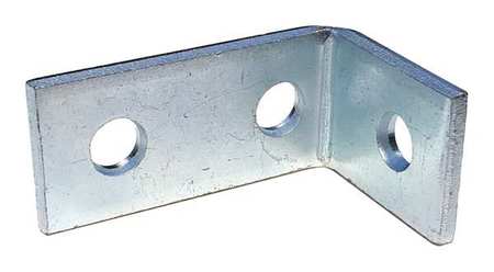 Zoro Select Channel Angle Bracket, Silver V323EG