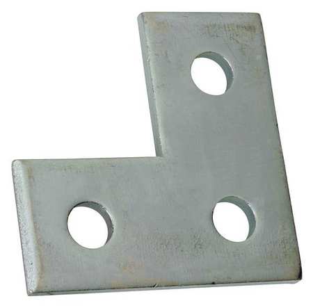 ZORO SELECT Channel Connecting Plate, Silver V344EG