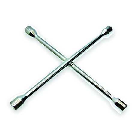 WESTWARD Lug Nut Wrench, 4 Way, L 14 In 2HLA8