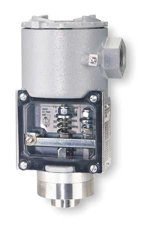 MERCOID Pressure Switch, (1) Port, 1/2 in FNPT, SPDT, 20 to 250 psi, Standard Action SA1112E-S5-K2