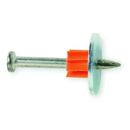 Ramset Fastener Pin With Washer, 3 In, PK100 1524SDP