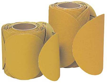 3M PSA Disc Roll, No Hole, 6 In, 150G, PK400 7000118098