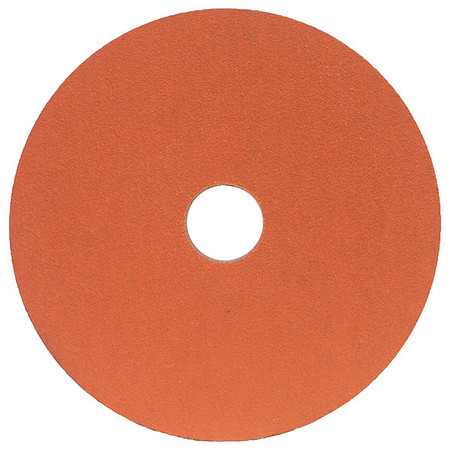 Norton Abrasives Fiber Disc, 5x7/8, 36G, PK25 69957398006