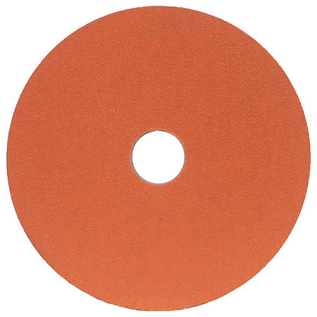 NORTON ABRASIVES Fiber Disc, 4-1/2x7/8in, 60G, PK25 69957398003