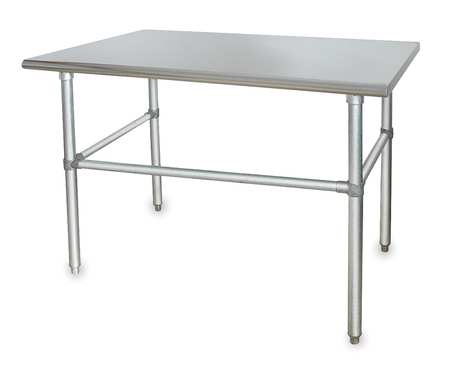 Zoro Select Fixed Work Table, SS, 72" W, 30" D 2KRE2