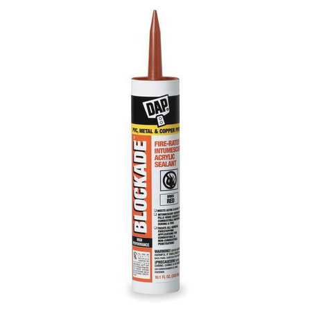 Dap Sealant, 10.1 oz, Cartridge, Red, Acrylic Base 18858