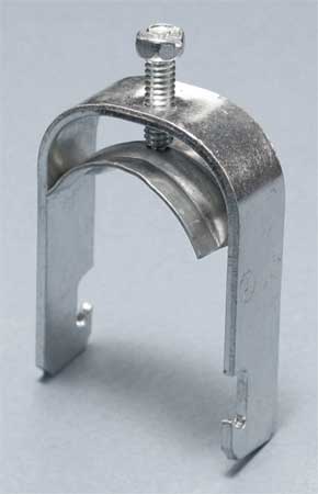 NVENT CADDY Conduit Clamp, 3/4 In EMT, Silver SCH12B