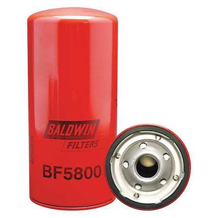 Baldwin Filters Fuel Filter, 8 x 3-11/16 x 8 In BF5800