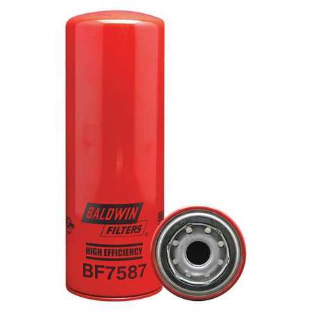 BALDWIN FILTERS Fuel Filter, 4 micron, 10 1/2 in L, 3 11/16 in Outside Dia BF7587