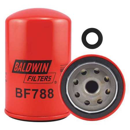 BALDWIN FILTERS Fuel Filter, 4-27/32 x 3-1/32 x 4-27/32In BF788