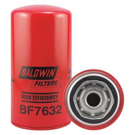 Baldwin Filters Fuel Filter, 7-1/8 x 3-11/16 x 7-1/8 In BF7632