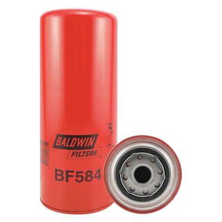 Baldwin Filters Fuel Filter, 10-7/16 x 4-1/4 x 10-7/16 In BF584