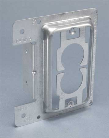 NVENT CADDY Communication Mounting Bracket, 1 Gang, Steel, - MP1S