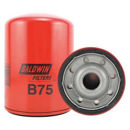 BALDWIN FILTERS Oil Filter, Spin-On, Full-Flow B75