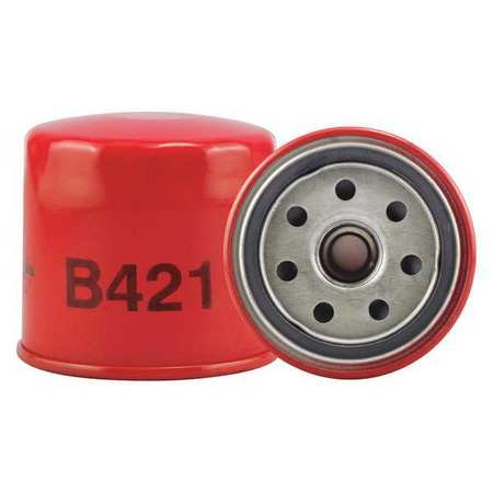 Baldwin Filters Oil Filter, Spin-On, 2-27/32"x3"x2-27/32" B421