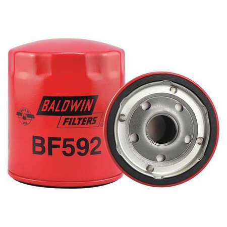 BALDWIN FILTERS Fuel Filter, 4-11/32x3-11/16x4-11/32 In BF592